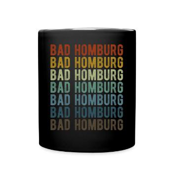 Bad Homburg City Retro Vintage - Full Colour Mug - black - Front