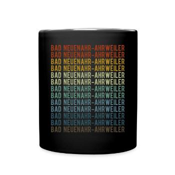 Bad Neuenahr-Ahrweiler Ville Rétro Vintage - Mug uni - noir - Devant