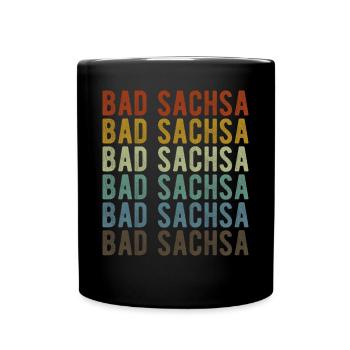 Bad Sachsa City Rétro Vintage - Mug uni - noir - Devant