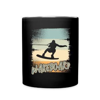 Wakeskate Wakeskating Wakeskater Wakeboard - Mug uni - noir - Devant
