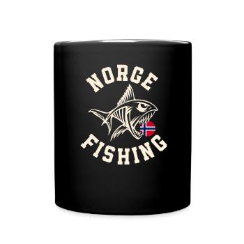 Norway Fishing Tour Fishing Angler Fishing - Full Colour Mug - black - Front