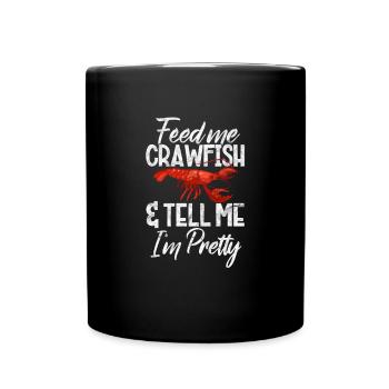 Crawfish Crawfish Seafood Crab Gift - Full Colour Mug - black - Front