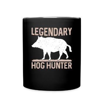 Chasse au sanglier Chasse Chasse Chasse Chasse Gibier Cadeau - Mug uni - noir - Devant