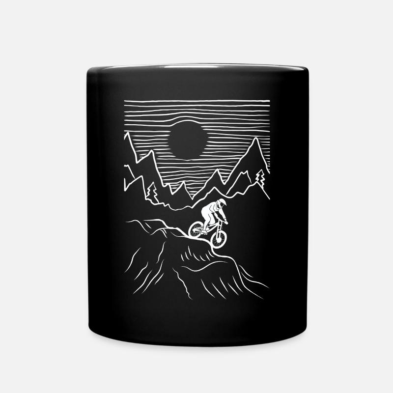 VTT VTT VTT Accessoires de vélo VTT - Mug uni - noir