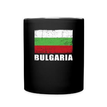 Bulgaria Flag Grunge Bulgaria Flag - Full Colour Mug - black - Front