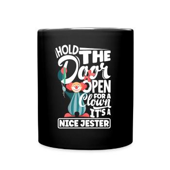Circus Performer Clown - Full Colour Mug - black - Front