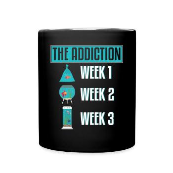The Addiction Of Aquariums - Full Colour Mug - black - Front