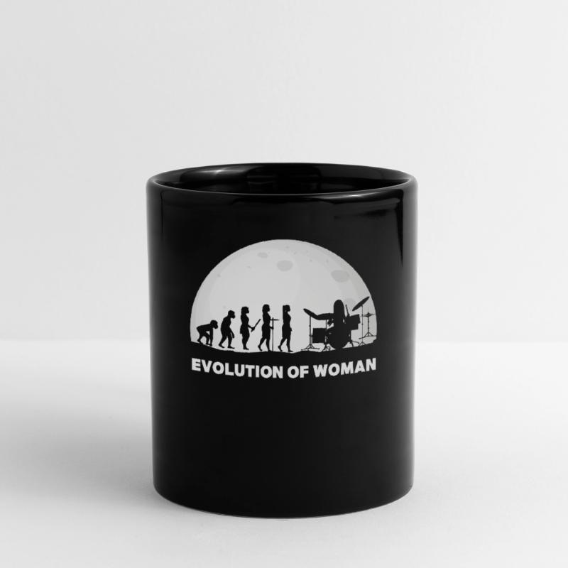 Schlagzeuger Evolution Drummer Tasse einfarbig
