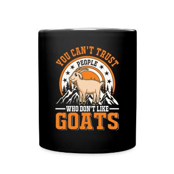 Chèvre Cadeau Chèvre Gardien Chèvre - Mug uni - noir - Devant