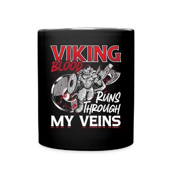 Conception de la mythologie viking nordique pour les guerriers vikings - Mug uni - noir - Devant