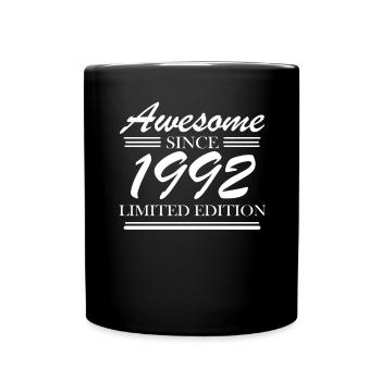 1992 - Tasse einfarbig - Schwarz - Vorne