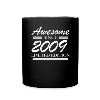 2009 - Vintage 2009 - Fantastic since 2009 - Full Colour Mug - black - Front