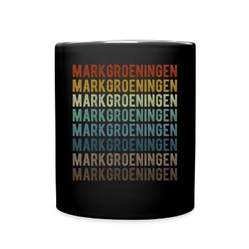 Markgroeningen City Retro Vintage - Full Colour Mug - black - Front