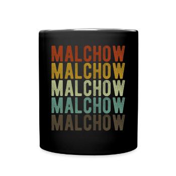 Malchow City Retro Vintage - Full Colour Mug - black - Front
