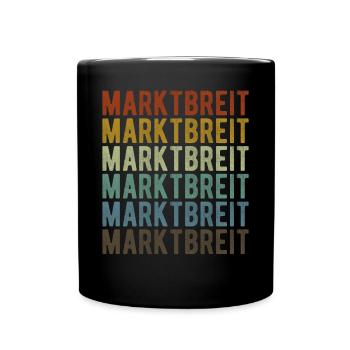 Marktbreit Stadt Rétro Vintage - Mug uni - noir - Devant