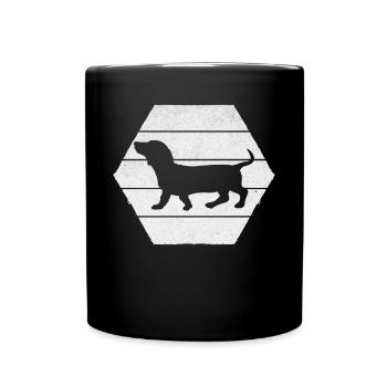 Teckel Amoureux des chiens Teckel Propriétaire de teckel Amoureux des chiens - Mug uni - noir - Devant