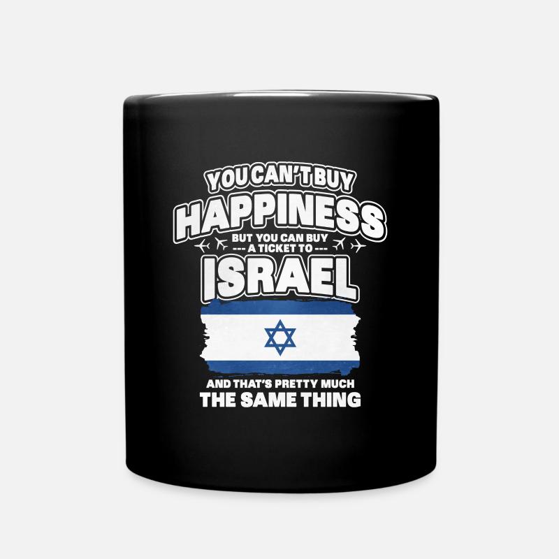 Israel - Tasse einfarbig - Schwarz