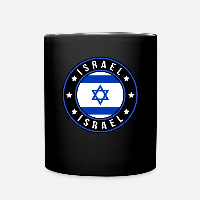 Israel - Full Colour Mug - black