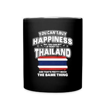 Thaïlande - Mug uni - noir - Devant