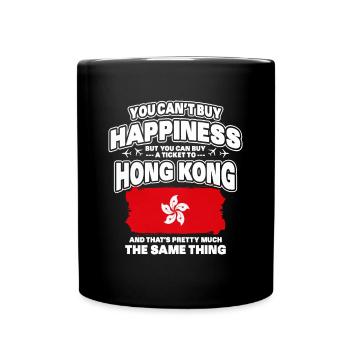 Hong Kong - Full Colour Mug - black - Front