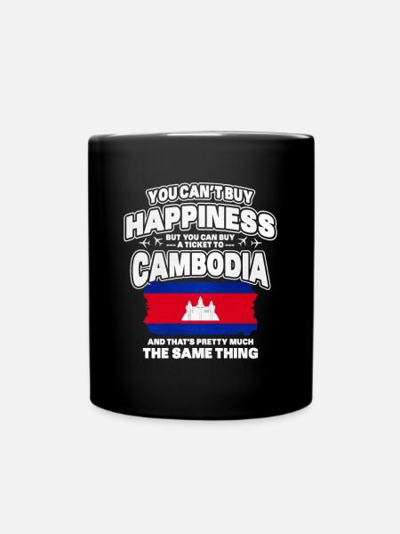 Cambodge - Mug uni - noir
