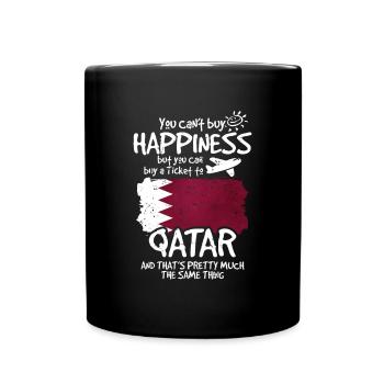 Qatar - Full Colour Mug - black - Front