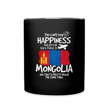 Mongolia - Full Colour Mug - black - Front