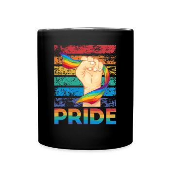 Stolz flagge Lgbt geschenk - Tasse einfarbig - Schwarz - Vorne