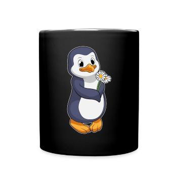 Penguin Daisy - Full Colour Mug - black - Front