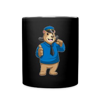 Police de Bear Police, Police de la Bâton. - Mug uni - noir - Devant