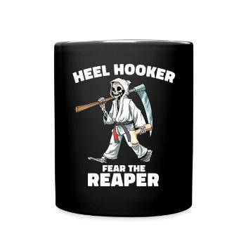 Lustige Jiu Jitsu Beinschlösser Fußschlösser - Tasse einfarbig - Schwarz - Vorne