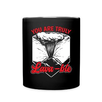 Vous êtes vraiment lavable lave Lave Earth Science Volcano - Mug uni - noir - Devant