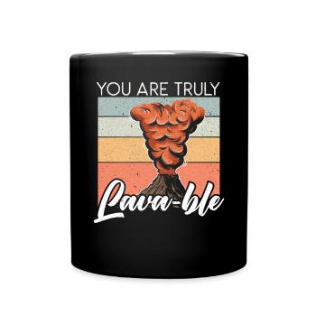 Vous êtes vraiment lavable lave Lave Earth Science Volcano - Mug uni - noir - Devant