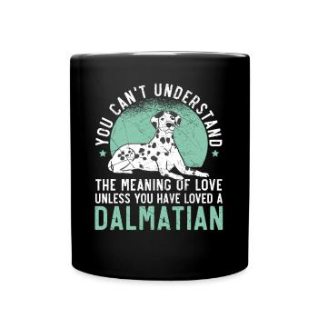 Spot Squad Paw Love Puppy Éleveur Dalmatien Chien - Mug uni - noir - Devant