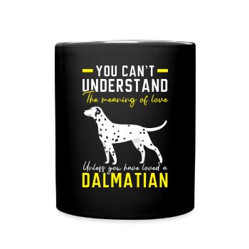 Spot Squad Paw Love Puppy Éleveur Dalmatien Chien - Mug uni - noir - Devant