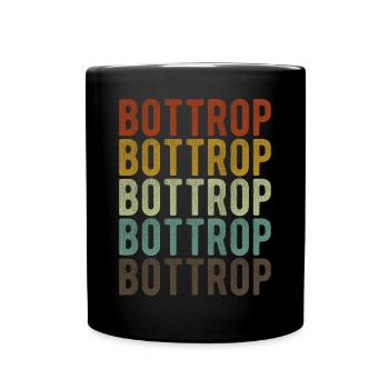 Bottrop City Retro Vintage - Full Colour Mug - black - Front