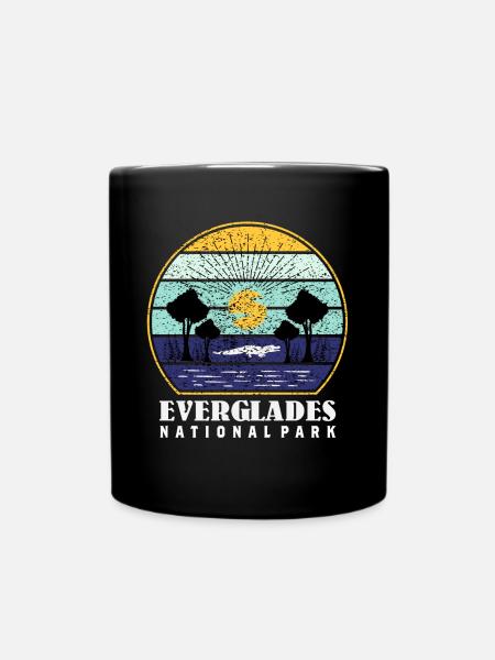 Everglades Nationalpark Florida Subtropisch - Tasse einfarbig - Schwarz
