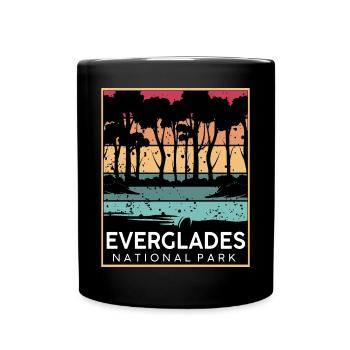 Parc national des Everglades Alligator Wetlands Wa - Mug uni - noir - Devant
