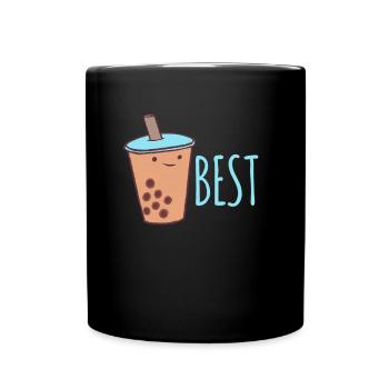 Boba Tea Boba Tea Partner Look - Full Colour Mug - black - Front
