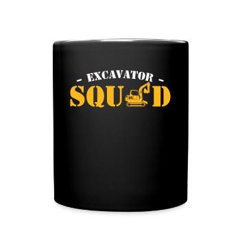 Excavator Squad Chemise Excavator Driver Cadeau - Mug uni - noir - Devant