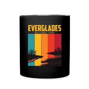 Parc National Souvenir Everglades Alligator Randonnée Su - Mug uni - noir - Devant