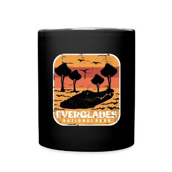 Parc national des Alligator des Everglades Zones humides Fl - Mug uni - noir - Devant