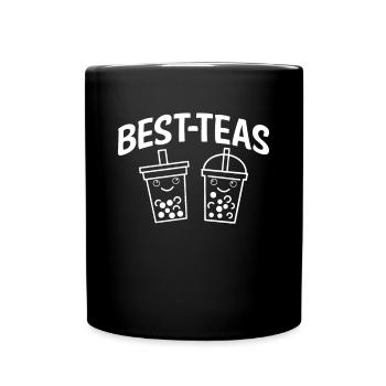 Meilleurs thés Chemise Boba Tea Partner Look - Mug uni - noir - Devant
