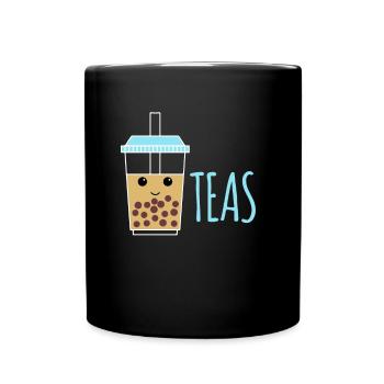 Boba Tea Boba Tea Partner Look - Full Colour Mug - black - Front