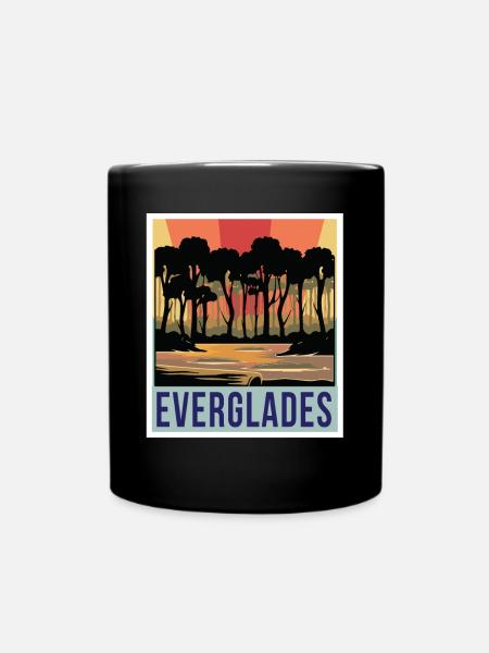 Everglades Sumpfgebiet Nationalpark Florida Andenk - Tasse einfarbig - Schwarz