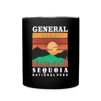 Sequoia Nationalpark Mammutbäume General Nevada So - Tasse einfarbig - Schwarz - Vorne