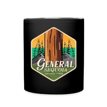 Sequoia National Park Hike Camping Redwood Ne - Full Colour Mug - black - Front