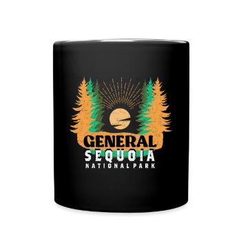 General Sequoia Nationalpark Mammutbäume Nevada - Tasse einfarbig - Schwarz - Vorne
