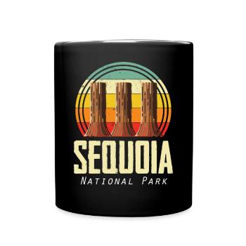 Sequoia National Park Sequoias Hiking Nature Cam - Full Colour Mug - black - Front