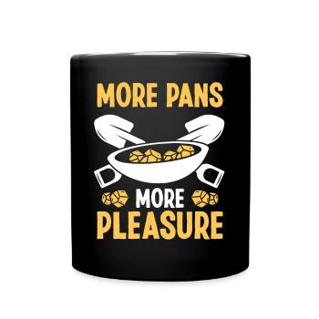 Panner Plus de casseroles Plus de plaisir Prospecteur Mineur - Mug uni - noir - Devant